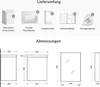 Planetmöbel Waschtisch mit Unterschrank 50 cm inkl. Produktbild-Vorschau 4