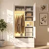 Flieks Kleiderschrank mit Kleiderstange, Garderobe mit Produktbild-Vorschau 2