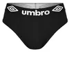 Umbro Pánske Slipy Bavlnené Čierne 4 Ks Náhľad obrázku produktu 4