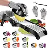 Gemüsehobel, Mandoline Gemüseschneider, Gurkenhobel, 10 in Produktbild-Vorschau 1