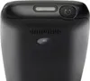Close-up of the top-rear section of a black mobile phone. Produktbild-Vorschau