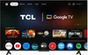 A TCL Google TV smart television displaying its home screen with various app icons and movie posters. Voir les images du produit