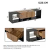 Mobile TV Merax con illuminazione LED e 2 cassetti, mobile Anteprima dell’immagine prodotto 6