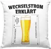 Trendation - Elektriker Deko-Kissen mit Füllung 40x40 Produktbild-Vorschau 1