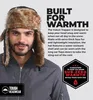 Wintermütze Ushanka Trapper Schurwoll-Futter Winddicht Warm Produktbild-Vorschau 4