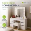 Juskys Schminktisch Talea und Hocker Melly mit LED, 7 Produktbild-Vorschau 2