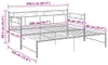 Divano letto allungabile in metallo grigio 90x200 cm Anteprima dell’immagine prodotto 8