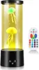 Peviasot LED Quallen Lampe Lavalampe 12 Farben 4 Lichtmodi Produktbild-Vorschau 1