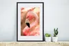 MuchoWow® MuchoWow® Gerahmtes Poster Porträt eines rosa Produktbild-Vorschau 4