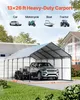 Stanové garáže VEVOR, 4 x 8 x 3,15 m, stanové garáže s Náhled obrázku produktu 2