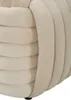 Design-Sitzbank Samt Flechtoptik 90x45x45 cm Creme Mauro Produktbild-Vorschau 6