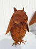 Gartenfigur Eule 3D 43cm Edelrost Gartendeko Rostfigur Produktbild-Vorschau 4