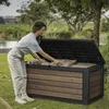 Keter Gartenbox "Northwood" 623L - Walnuss - 155x72x70 cm - Produktbild-Vorschau 4