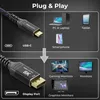 deleyCON 1,5m 8K USB-C auf DisplayPort Kabel für Monitor Produktbild-Vorschau 2