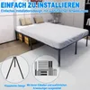 Postel QEENTOE, rozměr 140x200 cm, s čelem a rošt, kovová Náhled obrázku produktu 6