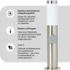 BRILLIANT zewnętrzna lampa bazowa z gniazdem Chorus srebrny Podgląd zdjęcia produktu 2