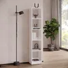 KOMTO Bücherregal Weiß – Schmales Regal 30 cm Breit, 5 Produktbild-Vorschau 2