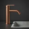 A close-up shot of a copper-colored faucet over a concrete sink. Náhled obrázku produktu