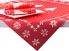 Sovie HOME Weihnachtstischdecke White Tree in Rot aus Produktbild-Vorschau 3