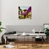 Bilder auf glas - Straße Sommer Blumen - 50x50cm - Produktbild-Vorschau 6