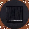 HI LED-Solar-Garten-Kugelleuchte 28,5 cm Metall Braun Produktbild-Vorschau 6