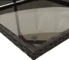 vidaXL 11dílný zahradní jídelní set s polštáři Black Poly Náhled obrázku produktu 5