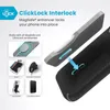 A marketing image showcasing the ClickLock Interlock system for MagSafe accessories, with examples of compatible accessories. Náhled obrázku produktu