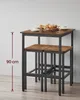VASAGLE barový stůl kuchyňský stůl, vysoký stůl, 60 x 60 x Náhled obrázku produktu 4