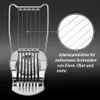 Eierschneider Edelstahl Ei Schneider Zerteiler Slicer Küche Produktbild-Vorschau 5