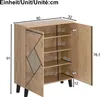 A diagram of a shoe cabinet with dimensions indicated. Anteprima dell’immagine prodotto