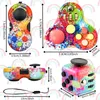 3Pcs Anti-Stress Würfel Spielzeug, Fidget Toy Cube, Fidget Produktbild-Vorschau 5