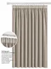 Verdunkelungsvorhang Samt weich 140x225 cm Taupe Vorhang Produktbild-Vorschau 3