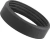 A black ring with grooves on the inside, isolated on a white background. Produktbild-Vorschau