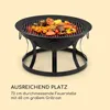 Blumfeldt 2-in-1 Feuerschale - Feuerschale für den Garten Produktbild-Vorschau 4