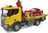 Bruder Scania Super 560R Tow Truck s Bruder Roadster Náhled obrázku produktu 4