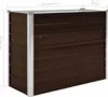 PUEAZU Garten-Hochbeet Braun 100 x 40 x 77 cm Verzinkter Produktbild-Vorschau 8