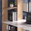 Psací stůl Vicco Tower Bílá/Sonoma 122.2 x 55.2 cm se 4 Náhled obrázku produktu 5