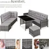 Rattan Lounge Barletta für 6 bis 8 Personen Produktbild-Vorschau 3