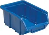 A blue plastic storage bin is shown against a white background. Náhled obrázku produktu
