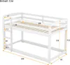 Flieks Etagenbett 90x200cm, Hochbett mit Leiter, Kinderbett Produktbild-Vorschau 7