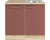 Optifit Spülenschrank inkl Spüle Geschirrspülerblende für Produktbild-Vorschau 2