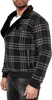 Red Bridge Herren Jacke Asymmetric Checkered Fur Schwarz XL Produktbild-Vorschau 8