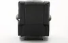 Fauteuil relax "Buckingham" - 85 x 93 x 100 cm - Noir / Voir les images du produit 6
