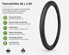 Pneu de vélo 26 pouces 26x1,95 | Pneu VTT et trekking | Voir les images du produit 3