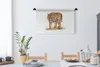 MuchoWow® Wandteppich Wandbehang Tiger - Gras - Bild 90x60 Produktbild-Vorschau 3