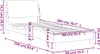 The Living Store Bettgestell mit Kopfteil Schwarz 80x200 cm Produktbild-Vorschau 10
