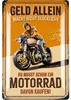 LANOLU Blechschild retro Motorrad Deko, Mottorad Geschenke Produktbild-Vorschau 1