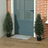 HOMCOM Künstliche Zypressen 2er-Set groß 90 cm UV-beständig Produktbild-Vorschau 9