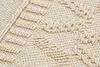 Teppich Indoor Outdoor Creme Fransen Ethno 140 x 200 cm Produktbild-Vorschau 3