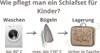 Kinderbettdecke ohne Bezug 100x135 cm Baumwolle Set Beige Produktbild-Vorschau 4